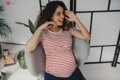 Tričko na dojčenie Milk Shirt Red Stripes