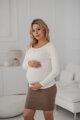 Tehotenské tričko na dojčenie Tummy Cream
