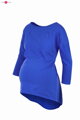 Tunika na dojčenie, tehotenská tunika Mommy 7/8 rukáv, Royal Blue