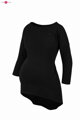 Tunika na dojčenie, tehotenská tunika Mommy 7/8 rukáv, Black