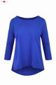 Tunika na dojčenie, tehotenská tunika Mommy 7/8 rukáv, Royal Blue