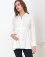 Tehotenská blúzka Seraphine Filippa White
