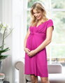 Tehotenské šaty na dojčenie Seraphine Jolene Fuchsia