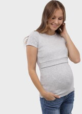 Tehotenské tričká a tuniky - Tehotenské tričká s krátkym rukávom - Tehotenské oblečenie, tehotenská móda, oblečenie na dojčenie, oblečenie na nosenie detí, detské oblečenie a výbavička, dámska móda | Mojamoda.sk