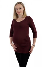 Tehotenské tričká a tuniky - Tehotenské tričká s 3/4 rukávom - Tehotenské oblečenie, tehotenská móda, oblečenie na dojčenie, oblečenie na nosenie detí, detské oblečenie a výbavička, dámska móda | Mojamoda.sk