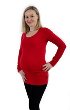 Tehotenské tričká a tuniky - Tehotenské tričká s dlhým rukávom - Tehotenské oblečenie, tehotenská móda, oblečenie na dojčenie, oblečenie na nosenie detí, detské oblečenie a výbavička, dámska móda | Mojamoda.sk