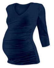 Tehotenské tričko Vanda 3/4 rukáv - Tehotenské oblečenie, tehotenská móda, oblečenie na dojčenie, oblečenie na nosenie detí, detské oblečenie a výbavička, dámska móda | Mojamoda.sk