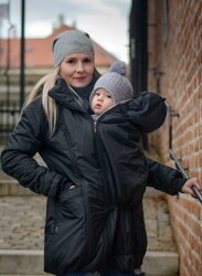 Zimná bunda na nosenie detí  - Tehotenské oblečenie, tehotenská móda, oblečenie na dojčenie, oblečenie na nosenie detí | Mojamoda.sk
