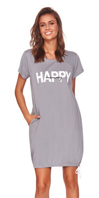Nočná košeľa na dojčenie 9504 Happy Grey