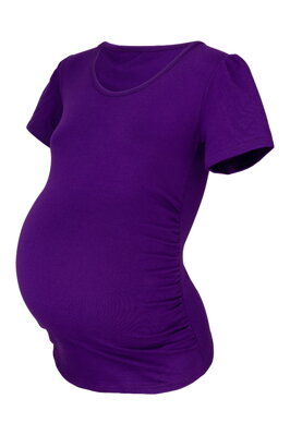 Tehotenské tričko Joly KR, fialové