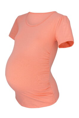 Tehotenské tričko Joly KR, lososové