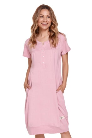 DN Nightwear 4348 kojicí noční košile Maja Papaya