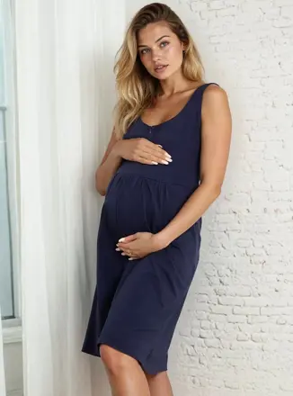 Nočná košeľa na dojčenie Sofia Navy