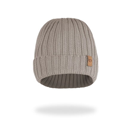 Merino čiapka pre dospelých Beige