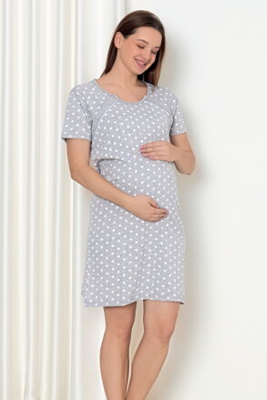 Nočná košeľa na dojčenie 21300 Grey Dots