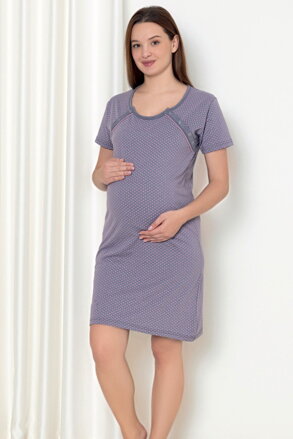 Nočná košeľa na dojčenie 21301 Lilac Dots
