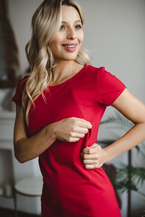 Šaty na dojčenie Milky Dress Red SS