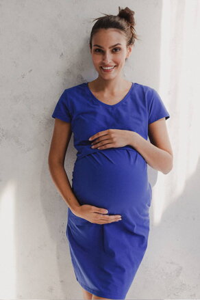 Nočná košeľa na dojčenie Night & Day Royal Blue