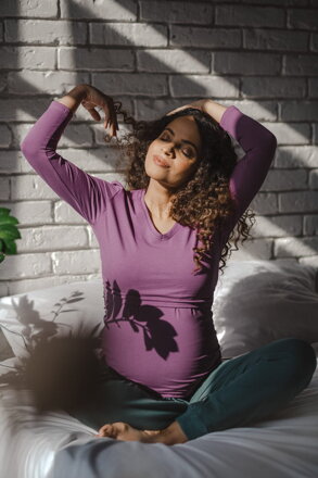 Tričko na dojčenie 7/8 Milk Shirt Berry