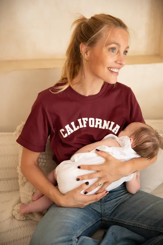 Tričko na dojčenie California Burgundy