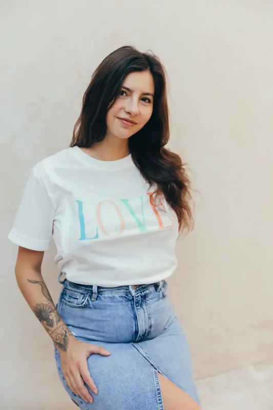 Tričko na dojčenie Love