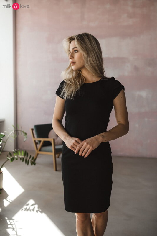 Šaty na dojčenie Milky Dress Black SS