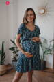 Tehotenské šaty na dojčenie Lovely Dress Dark Blue SS
