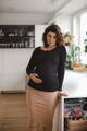 Tehotenské tričko na dojčenie Tummy Black