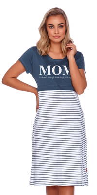 Nočná košeľa na dojčenie 4201 Everyday Mom Deep Blue