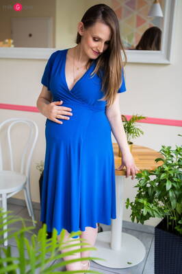Šaty na dojčenie Milk Shake Classic Blue
