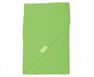 Ručník/osuška s kapuckou, zelená 72x72cm