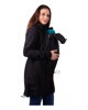 Softshellová, nosičská bunda Andrea s tehotenskou vsadkou, čierna