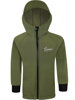Detská softshellová bunda Premium, khaki