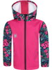 Dievčenská softshellová bunda Ružové kvety