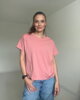 Tričko na dojčenie so zipsom Kira, oversized – staroružové S/M