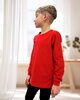 Detské tričko, dlhý rukáv, červené