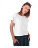 Crop top tričko Edita, biele