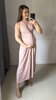 Tehotenské maxi šaty na dojčenie Loop Maxi Dress Powder Pink