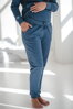 Tehotenské tepláky M&L Jeans Blue