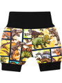 Šortky pre bábätká s dinosaurami (žlté)