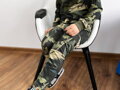 Chlapčenské tričko s dlhým rukávom Khaki dinosaury
