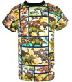 Chlapčenské tričko s krátkym rukávom Komiksy o dinosauroch