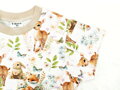 Detské tričko s krátkym rukávom Zvieratká na lúke