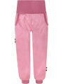Detské softshellové nohavice s fleecom,staroružové 