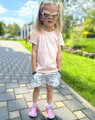 Dievčenské šortky Princezné (s gumou v páse)