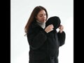 Zimná tehotenská a nosičská páperová bunda 3v1 Love&Carry, Black