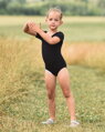Dres dievčenský baletný /gymnastický, čierny