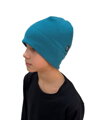 Jožánek Detská zimná čiapka, fleece, tyrkysová S