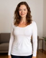 Dámske tričko Brigita dl.rukáv, biele