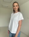 Tričko na dojčenie so zipsom Kira, oversized – biele S/M